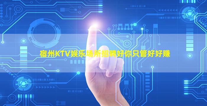 宿州KTV娱乐场所招聘好你只管好好赚